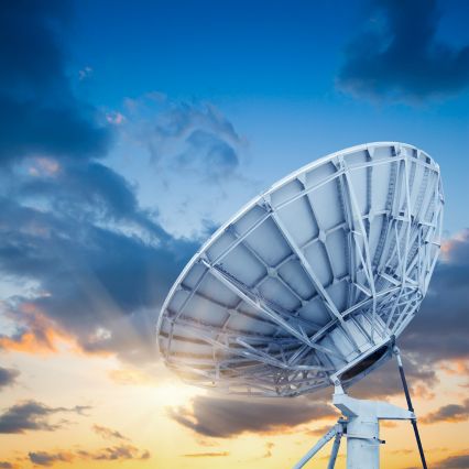 Large space satellite dish - why you should consider a career in space