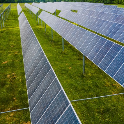 The UKs renewable energy gridlock - solar farm